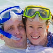 ES:IH smiling snorkelers 9x6