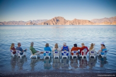IH people in chairs in water 9x6