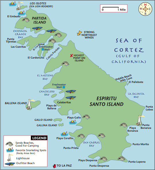 Espíritu Santo Map